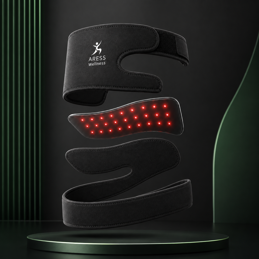The cordless light wrap on the outer hip