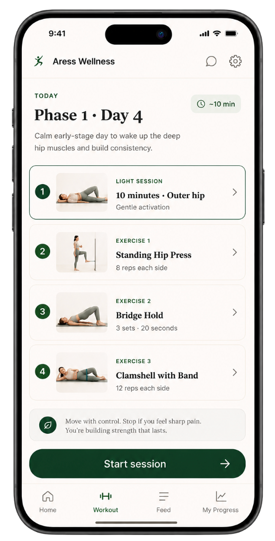 Guided program app
